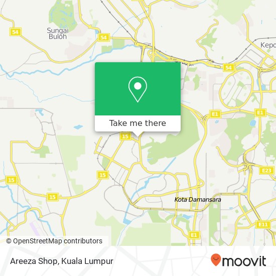 Areeza Shop map