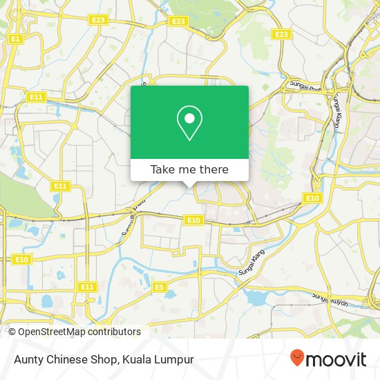 Aunty Chinese Shop map