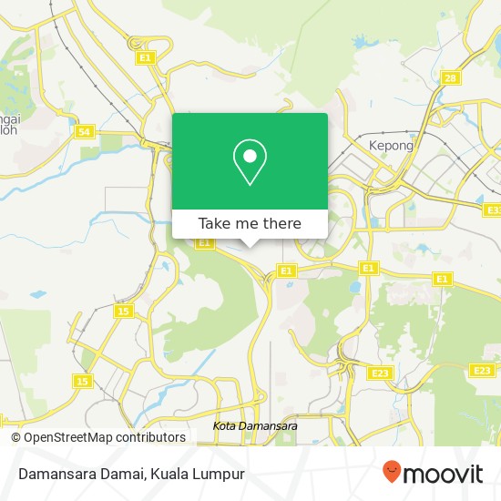 Damansara Damai map