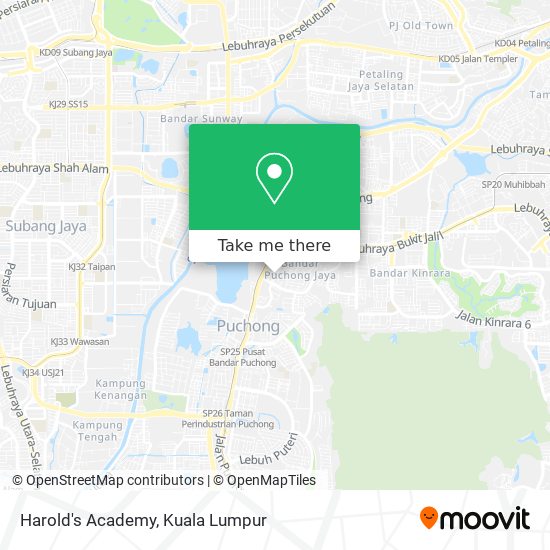 Harold's Academy map