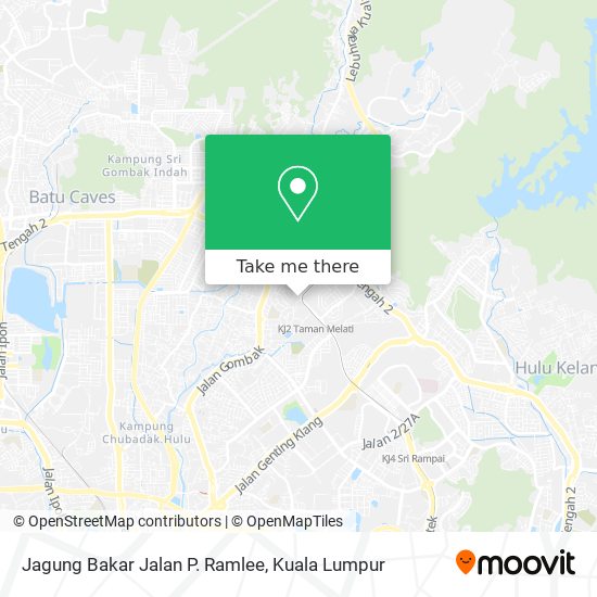 Peta Jagung Bakar Jalan P. Ramlee
