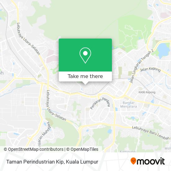 Peta Taman Perindustrian Kip