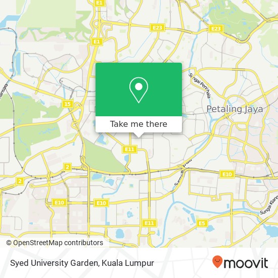 Syed University Garden map