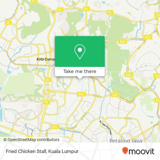 Fried Chicken Stall map