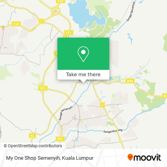 My One Shop Semenyih map