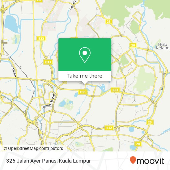 326 Jalan Ayer Panas map