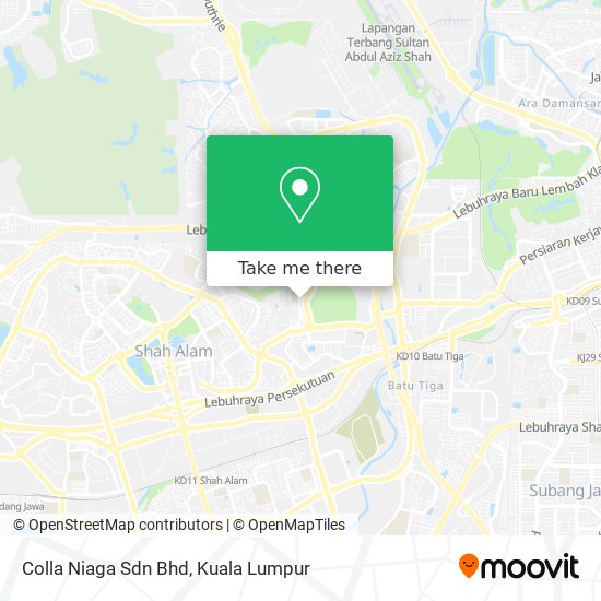 Colla Niaga Sdn Bhd map