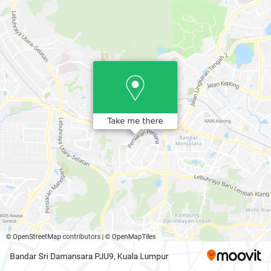 Bandar Sri Damansara PJU9 map