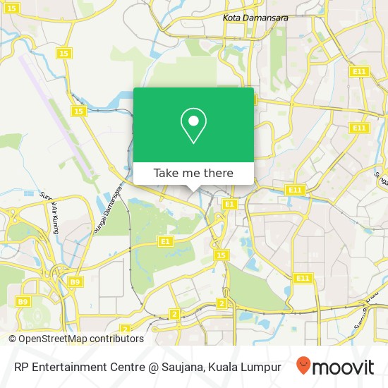 RP Entertainment Centre @ Saujana map