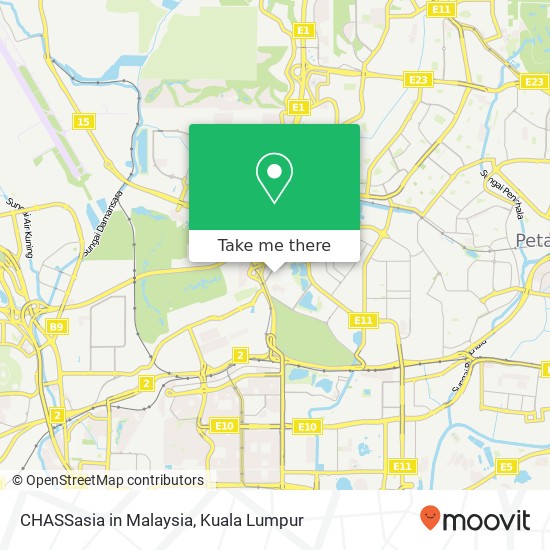 CHASSasia in Malaysia map