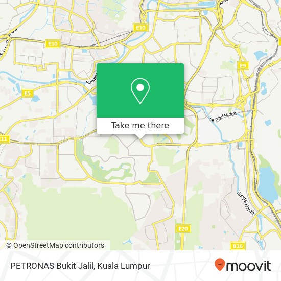 Peta PETRONAS Bukit Jalil