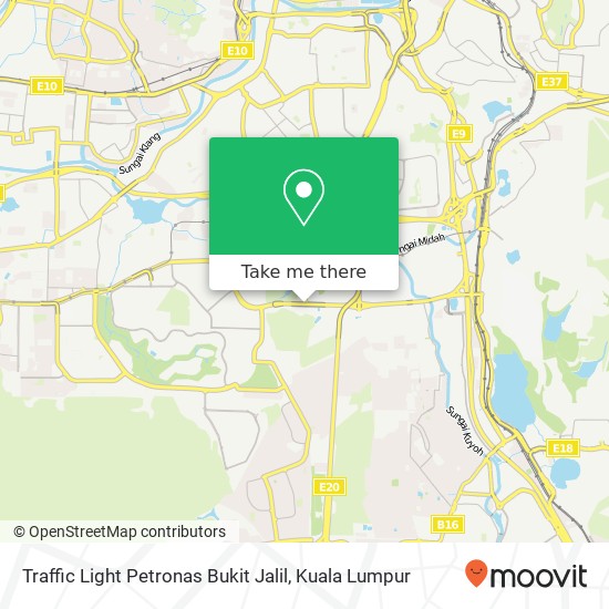 Traffic Light Petronas Bukit Jalil map