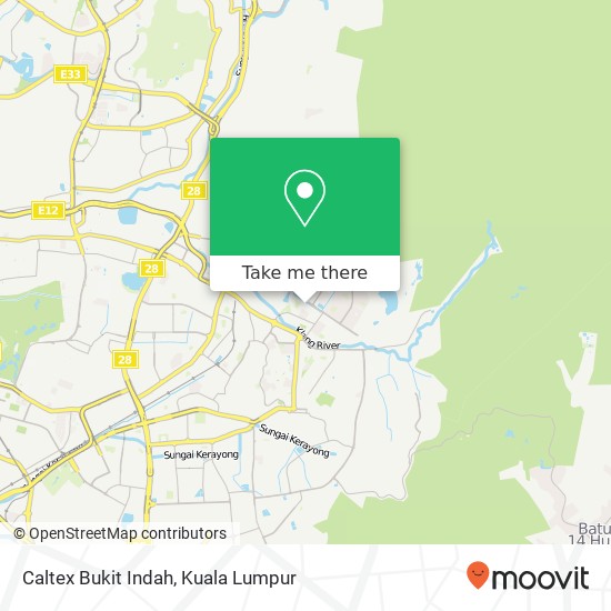 Peta Caltex Bukit Indah