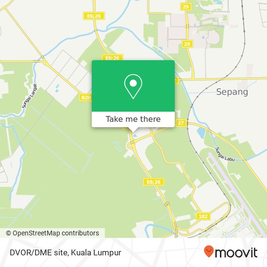 DVOR/DME site map
