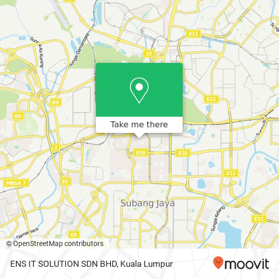 ENS IT SOLUTION SDN BHD map