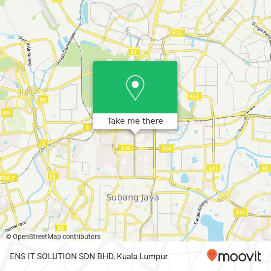 ENS IT SOLUTION SDN BHD map