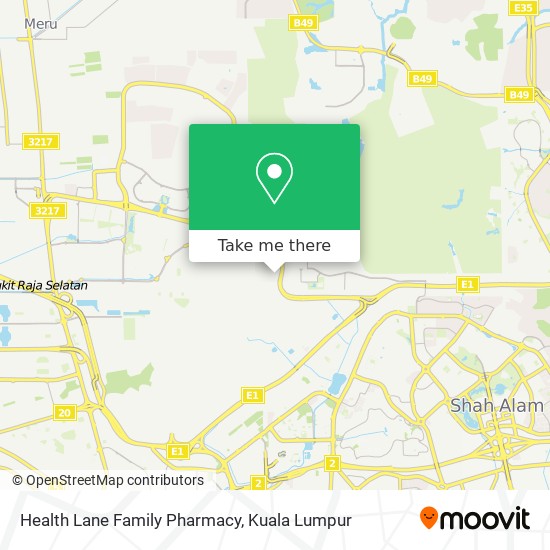 Health Lane Family Pharmacy map