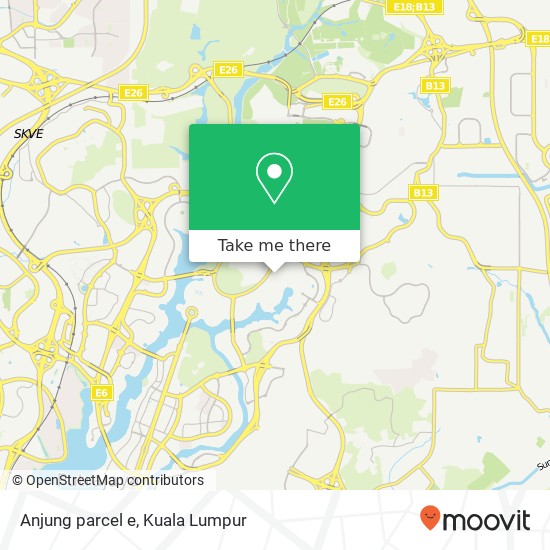 Peta Anjung parcel e