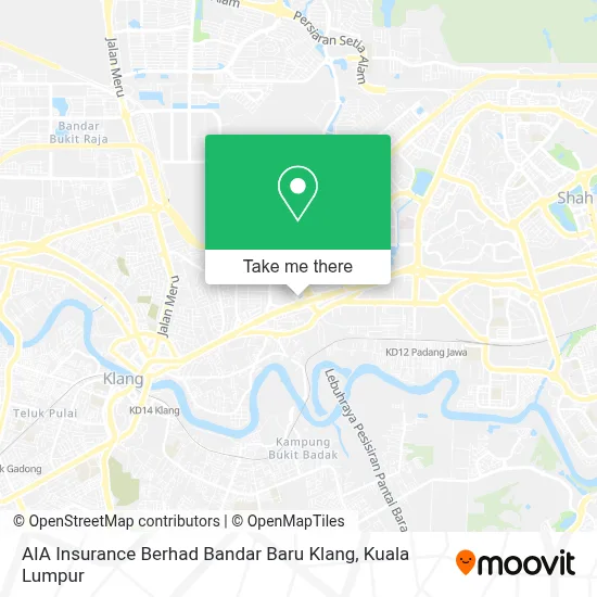 AIA Insurance Berhad Bandar Baru Klang map