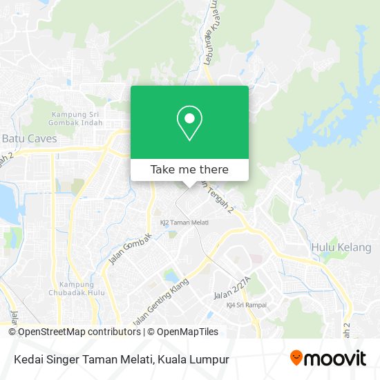 Peta Kedai Singer Taman Melati
