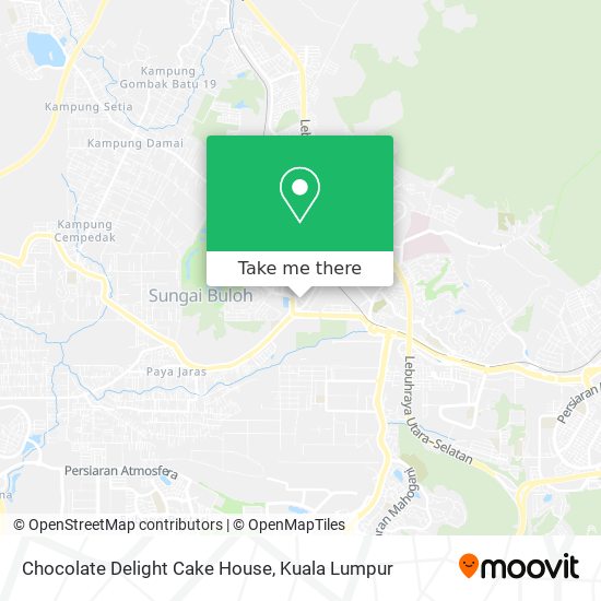 Chocolate Delight Cake House map