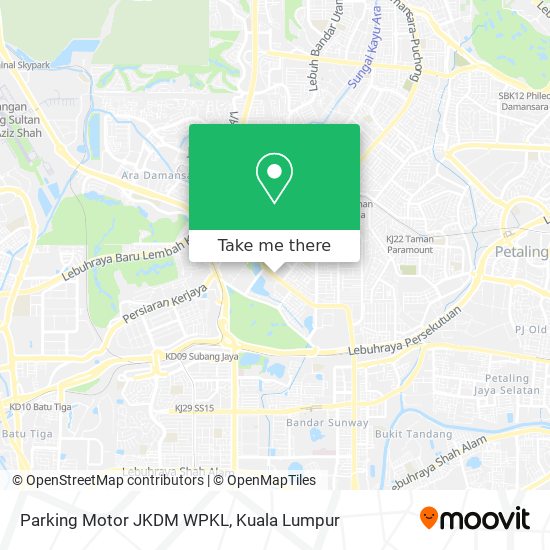 Peta Parking Motor JKDM WPKL