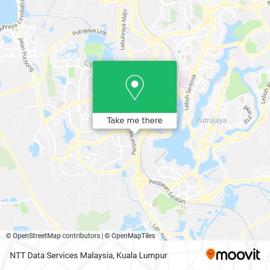 NTT Data Services Malaysia map