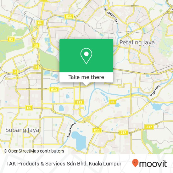 TAK Products & Services Sdn Bhd map