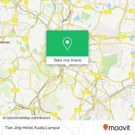 Tian Jing Hotel map