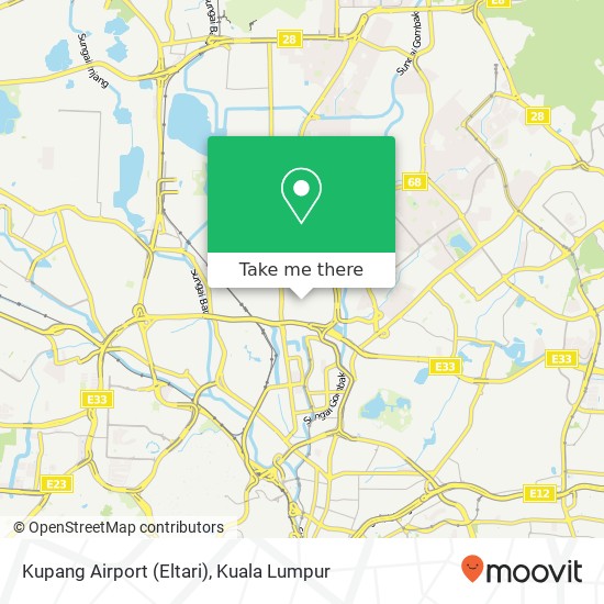 Kupang Airport (Eltari) map