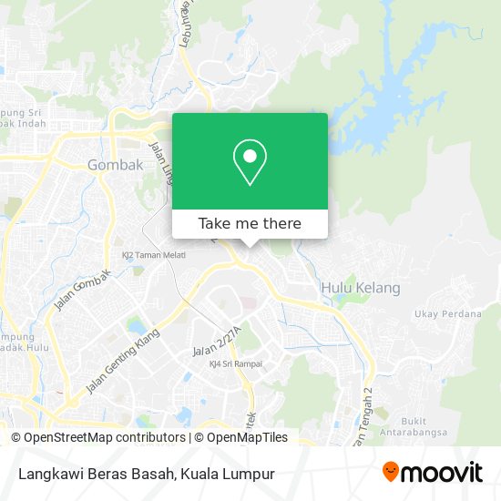 Langkawi Beras Basah map