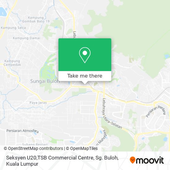 Seksyen U20,TSB Commercial Centre, Sg. Buloh map
