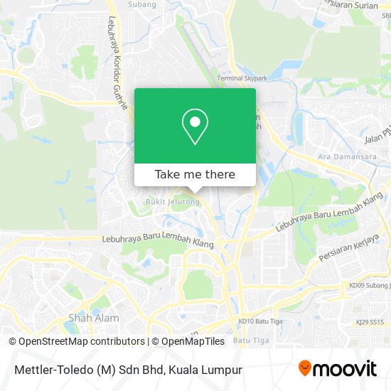 Mettler-Toledo (M) Sdn Bhd map