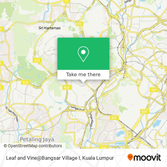 Leaf and Vine@Bangsar Village I map