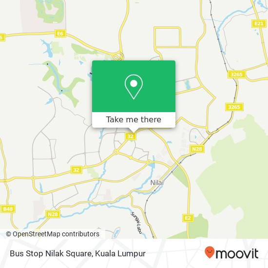 Peta Bus Stop Nilak Square