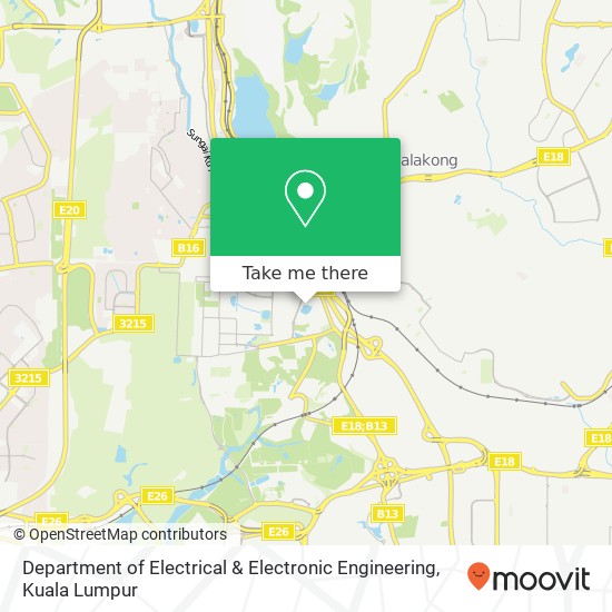 Department of Electrical & Electronic Engineering map