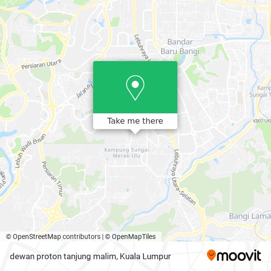 Peta dewan proton tanjung malim
