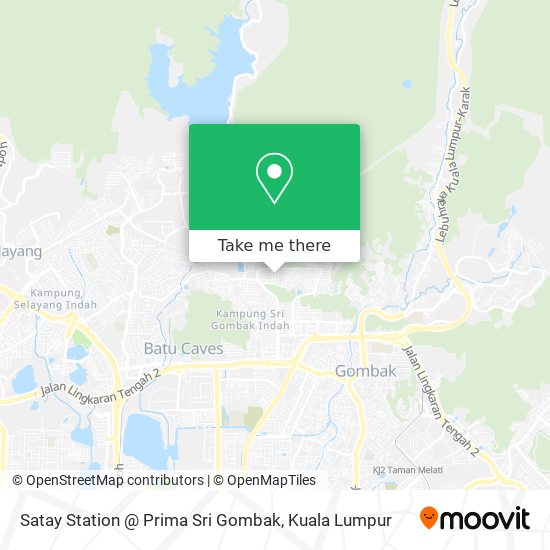 Satay Station @ Prima Sri Gombak map