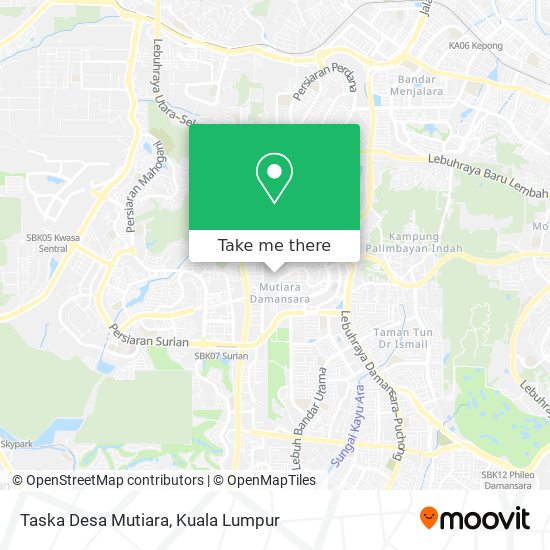 Peta Taska Desa Mutiara