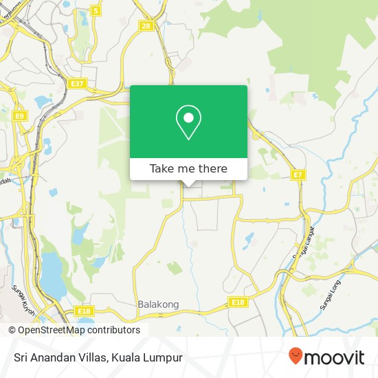 Peta Sri Anandan Villas
