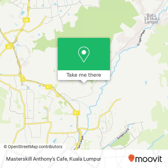 Masterskill Anthony's Cafe map