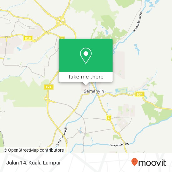 Jalan 14 map