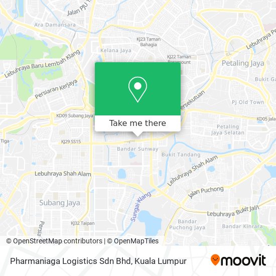 Peta Pharmaniaga Logistics Sdn Bhd