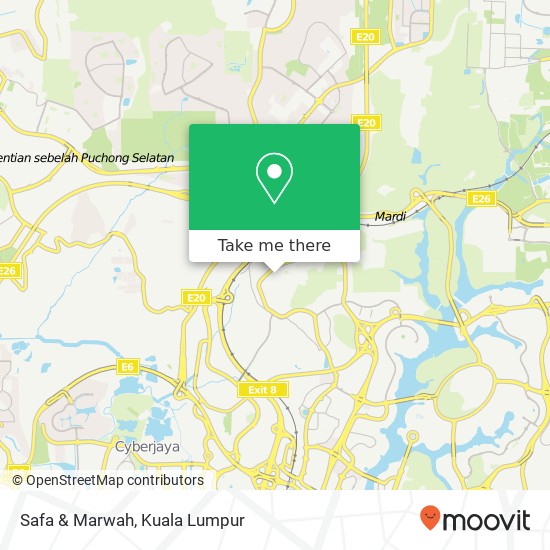Safa & Marwah map