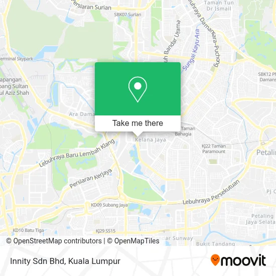 Innity Sdn Bhd map
