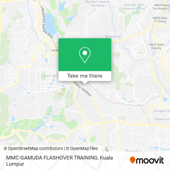 MMC-GAMUDA FLASHOVER TRAINING map