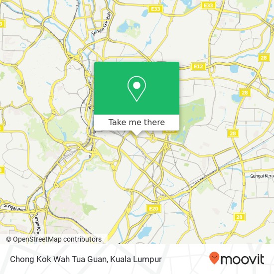 Peta Chong Kok Wah Tua Guan