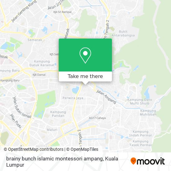 brainy bunch islamic montessori ampang map