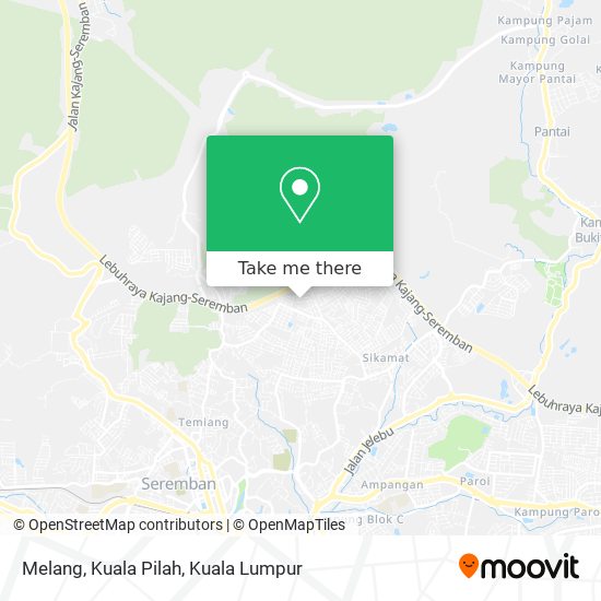 Melang, Kuala Pilah map