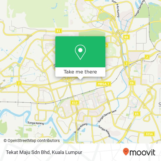 Tekat Maju Sdn Bhd map